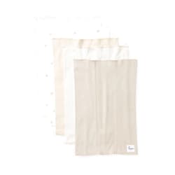 Burt's Bees Baby Infant Burp Cloths, 100% Organic Cotton Extra Absorbent Soft Fabric Drool Cloths, 5-Pack Newborn Must-Have Essential Large Burping Cloths, One Size 17 x 11.75 Inches