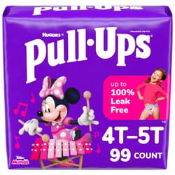 Pull-Ups Girls' Potty Training Pants, Size 4T-5T Training Underwear (38-50 lbs), 99 Count (3 Packs of 33)