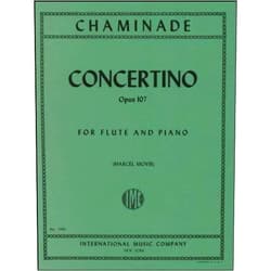 By Cecile Chaminade (Author) Chaminade: Concertino, Opus 107 for Flute and Piano