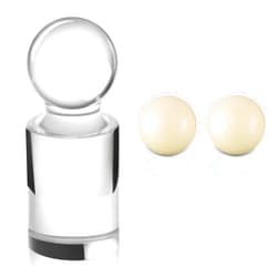Silipull Roulette Win Marker and 2 Pcs 15 mm Roulette Balls Acrylic Roulette Marker Roulette Accessories Wheel Table Game Set