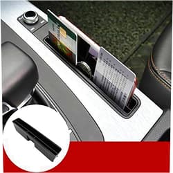 HOTRIMWORLD Inner Center Console Gear Box Insert Card Case Storage Box for Audi Q5 2017-2020