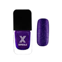 CoCo-Shop Nail Polish Lusters Formula X for Sephora 0.4 Oz Big Bang - Dark Purple Multi-glitter