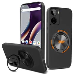 Nijiadi Compatible for BLU G93 Phone Case, 360° Rotatable Ring Holder Kickstand/Stand Silicone TPU Silm Fit Shockproof Protective Cover Case for BLU G93 - Black