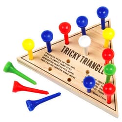 U. S. Toy U.S. Toy Tricky Triangle Game - Travel Games, Assorted, MU845