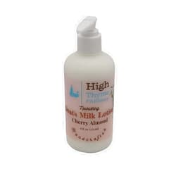High Thyme FARMacy Cherry Almond Goat Milk Lotion - Roasted Almonds & Wild Cherry Lotion - Hand and Body Lotion - Goats Milk Natural Body Lotion for Sensitive Skin - Cherry Almond Lotion - Women & Men's Lotion