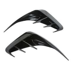 Yctze Rear Bumper Air Vent Spoiler, Yctze Rear Bumper Air Vent Spoiler Cover for M Sport Style Wind Knife Rear Canard Air Vent Cover Replacement for 3 Series G20 32 (Carbon Fiber Style)