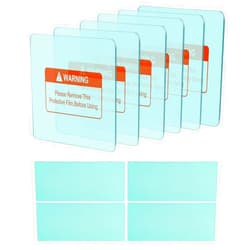 TRQWH 10 PCS Welding Helmet Lens Clear Cover 6 Outer (4.5