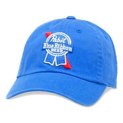 AMERICAN NEEDLE Pabst Blue Ribbon Beer Adjustable Baseball Hat