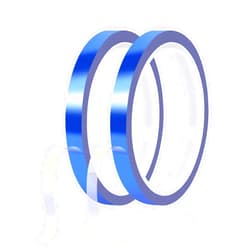 HTVRONT Blue Heat Tape - 10mm X 33m Heat Resistant Tape 2 Rolls Heat Tape, No Residue High Temperature Tape, High Adhesion Heat Tape for Sublimation, Heat Press, HTV Heat Transfer Tape