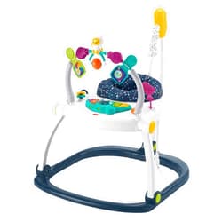 Fisher-Price Baby Jumperoo Baby Bouncer and Activity Center with Lights and Sounds, Astro Kitty SpaceSaver