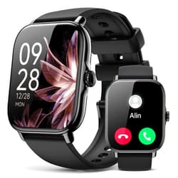 Paybay Smart Watch for Women Men- Answer/Make Call, 2025 IP68 Waterproof Fitness Step Sleep Tracker Watch with Monitor Activity Counter Smartwatch for Andriod iPhone iOS Samsung Compatible