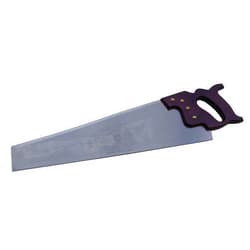 Wisemen Trading Lynx Garlick Thomas Flinn British 20” Crosscut Saw with Taper Ground Blade, Stained Beech Handle 7 TPI and Filed Crosscut