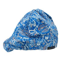 YAUOLIVE Bouffant Caps for Women and Men's Scrub Hats Working Cap One Size Multi Color (Blue Flowers 2123)