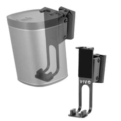 VIVO Dual Wall Mount Brackets Designed for Sonos One, SL, and Play:1 Audio Speakers, Adjustable Mounting for 2 Sonos Speakers, Black, MOUNT-PLAY1B