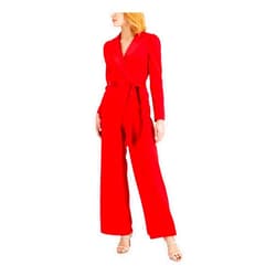 Adrianna Papell womens Knit Crepe Tuxedo JumpsuitJumpsuit