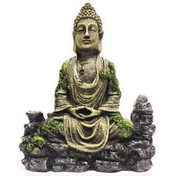 SLOCME Aquarium Buddha Statue Decorations - Aquarium Decor Ornament Fish Tank Buddha Statue Decoration
