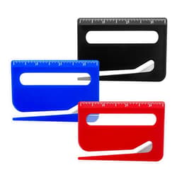 Holyenten 3-Pack Letter Openers with Ruler & Magnifier - Envelope & Package Slitter Tool, Safe Paper Cutter for Mails, Envelopes, Packages