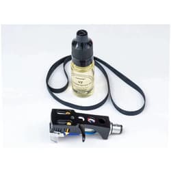 AudioOrigin Black Finish Headshell, Cartridge, Stylus, Drive Belt, Lubricant Refurb Bundle for Pioneer PL-518X, PL-560, PL-516, PL-A35, PL-12, PL-15, PL-150, Turntable, Vinyl player, -23