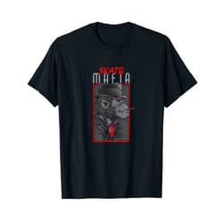 Skateboarding Clothing Company SKATE MAFIA Cool Skateboard Vintage Retro Skateboarder Shirt T-Shirt