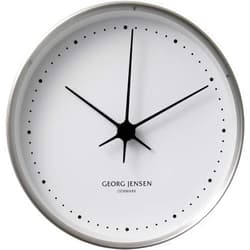Georg Jensen Clock Steel/White 220MM