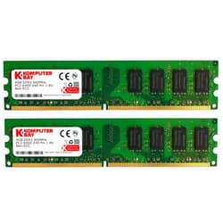 KOMPUTERBAY 8GB (2 X 4GB) DDR2 DIMM (240 PIN) 800Mhz PC2 6400 PC2 6300 8 GB - CL 5
