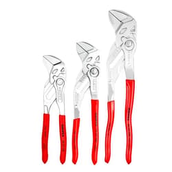 Knipex Tools LP KNIPEX Tools - 3 Piece Pliers Wrench Set (6, 7, 10) (9K008045US), Red