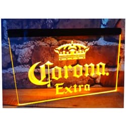 Generic Corona Extra Beer Bar Pub 3D SIGNS cafe LED Neon Light Sign home decor crafts b42 (40x30cm)