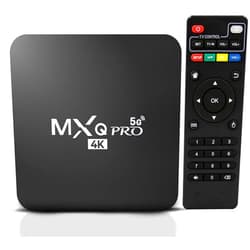 Acemax MXQ PRO 4K Android 11 Smart TV Box with TV Remote Control Android TV Box with 2.4G 5G Dual Band WiFi Quadcore Processor Home Media Player with 4K Resolution and Full HD Converter (16GB ROM 2GB RAM)