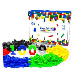 Pairez Toys 1000 Piece Building Bricks Set, Classic Creative MOC Bricks Starter Set, Accessories Compatible with All Major Brands Parts and Pieces, Building Toys Sets for Boys & Girls 4 5 6 7+