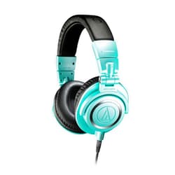 Audio-Technica ATH-M50xIB Professional Studio Monitor Headphones, Ice Blue