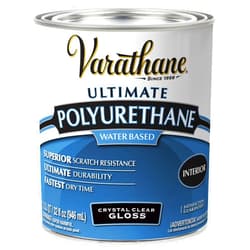 Rust-Oleum Varathane 200041H Water-Based Ultimate Polyurethane, Quart, Gloss Finish