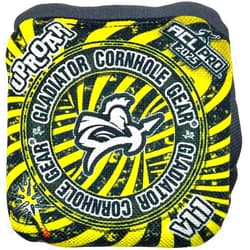 Gladiator Cornhole Gear Gladiator Carpet Cornhole Bags | Set of 4 Pro Cornhole Bags | ACL Approved Carpet Cornhole Bags | ACL Pro Approved | Regulation Size and Weight Professional Cornhole Bags | Dual Sided