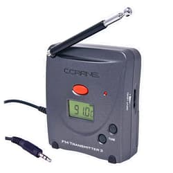 C.Crane Digital FM Transmitter 3 for Mobile Phone or Audio Device to Nearby FM Radio - for Churches, Gyms, Correctional Facilities