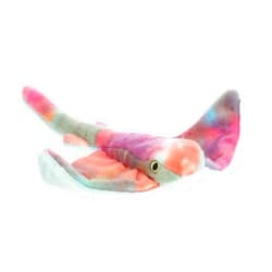 Aurora® Adorable Mini Flopsie™ Sting Ray Stuffed Animal - Playful Ease - Timeless Companions - Rainbow 8 Inches