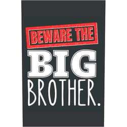 Lucas C. Falls Beware The Big Brother.: Vorsicht vor dem großen Bruder - Lustiger Spruch für Bruder und Geschwister - Großer Bruder Spruch - Lustiges Geschenk für ... 6x9 in (15.24 x 22.86 cm) A5 (German Edition)
