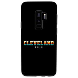 Homeland US Cities Local Patriotic Native Galaxy S9+ Cleveland Ohio Hometown OH Home State Forest City Resident Case