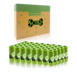 HMAMOR Pet Poop Bags, 40 Rolls/600 Count, Dog Litter Disposal System Scooper Refill Bags
