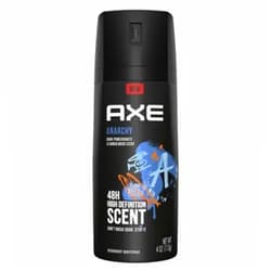 AXE Body Spray for Men Anarchy 4 oz, Pack of 6
