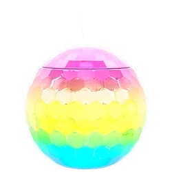 Windy City Novelties Rainbow Disco Ball 18OZ Tumbler with Lid and Straw - Bachelorette Party Decorations Party Favors Kids Birthdays 70s Decor Rainbow Party