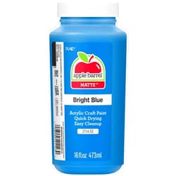 Apple Barrel Acrylic Paint in Assorted Colors (16 Ounce), 21143 Bright Blue