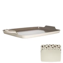 Goodful All-in-One Double Burner Griddle, Ceramic Nonstick, Durable Cast Aluminum, Oven Safe and Dishwasher Safe, Made without PFAS, PFOA, PFOS & PTFE, 18-Inch x 11-Inch, Linen
