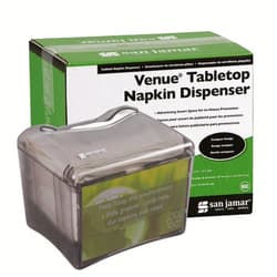 San Jamar Carlisle FoodService Products - H4005TBK H4005 Venue Table Top Fullfold Control Napkin Dispenser Only, 200 Capacity, Black Pearl