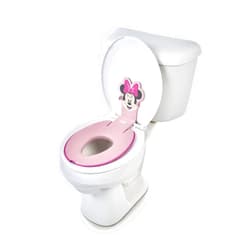 Bright Starts Disney Baby Minnie Mouse Flip & Sit Potty Seat by Bright Starts, Attaches to Toilet Securely, Space Saving Design Fits Most Toilets