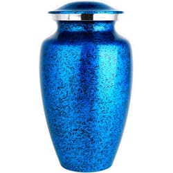 THE ASCENT MEMORIAL Forest Blue Adult Cremation Urns for Human Ashes Adult Male Female - Urns for Funeral Remains Ashes of Men and Women - Urns and Keepsake Container for Scared Ashes