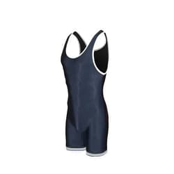 Matman U.S.A. The Edge Old School Men's Boy's Wrestling Singlet (Black/White, X-Large)