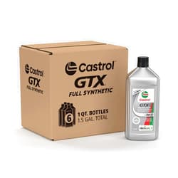 Castrol GTX Full Synthetic 0W-20 Motor Oil, 1 Quart, Pack of 6
