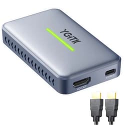 YGiTK HDMI 4K Audio Video Capture Card 4K 30Hz and 1080 60Hz with Ultra-Low Latency USB 3.0 Video Capture Device Video Acquisition Card Streaming Recording Game Capture for PS5/XBOX One/Switch