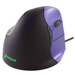 Evoluent VM4S VerticalMouse 4 Right Hand Ergonomic Mouse with Wired USB Connection (Small Size)
