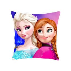 Aeiniweraabbcc Monond Qudasar PDTXCLS Ardour Van Frozen Elsa Anna and Olaf Square Pillowcase Both Sides Print Zipper Throw Pillows Covers 18x18 Inches
