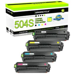 greencycle Compatible Toner Cartridge Replacement for Samsung CLT-504S CLT504S CLT-K504S Xpress C1810W C1860FW SL-C1810W SL-C1860FW CLX-4195FW CLP-415NW Printer (Black,Cyan,Yellow,Magenta,4-Pack)